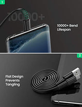 Carica l'immagine nel visualizzatore di Gallery, UGREEN Cavo USB C, Piatto Ricarica Rapida 3A, Tipo C Compatibile 2m