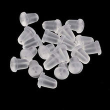 Carica l&#39;immagine nel visualizzatore di Gallery, My-Bead 5 paia chiusura per orecchini 5mm silicone perno senza allergeni... - Ilgrandebazar