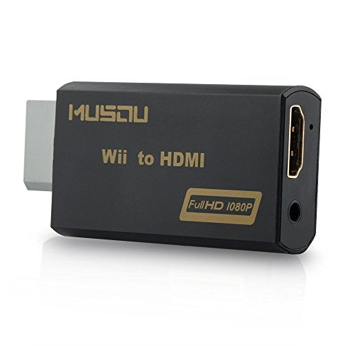 Wii Convertitore,Musou a HDMI 1080P Audio Video Adattatore con Audio...