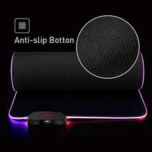 Carica l'immagine nel visualizzatore di Gallery, havit Tappetino Mouse Gaming XXL RGB Mousepad 800 * 300 * XXL(800x300x4mm)