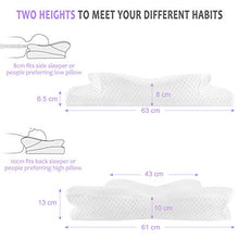 Carica l&#39;immagine nel visualizzatore di Gallery, Feagar Cuscino Cervicale - in Memory Foam, Dormire 1