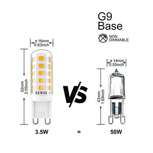 LVWIT Lampadine LED G9-3.5W Equivalenti a 40W, 400 Lumen, 3.5W 3000K 400Lumen - Ilgrandebazar