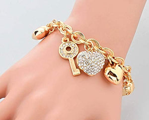 FIA MONETTI Bracciale - oro - braccialetto di fascino - in confezione... - Ilgrandebazar