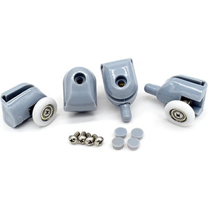 YUANQIAN - Set di 8 rulli per box doccia da 25 mm, con guide pulegge