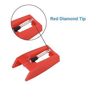 Stylineedle - Confezione da 5 aghi diamantati per giradischi Crosley, Ion,...