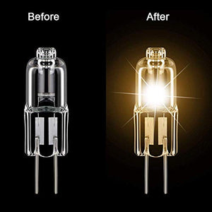 Vicloon G4 Lampadine Luce, Lampada Alogena, 20W Luce Calda, 10pcs 20w