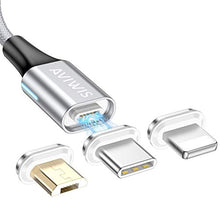 Carica l'immagine nel visualizzatore di Gallery, AVIWIS 3 in 1 Cavo Magnetico di Ricarica, Multi Dati Connettore 3-IN-1 - Ilgrandebazar