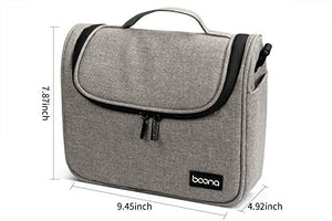 Boona - Custodia impermeabile in velluto per fotocamera e Camera case, grigio