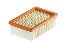Carica l&#39;immagine nel visualizzatore di Gallery, Kärcher Filtro Plissettato Piatto New System per MV4, MV5, Beige, Arancione - Ilgrandebazar