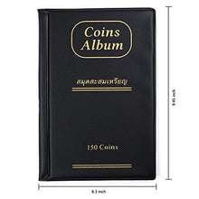 Carica l&#39;immagine nel visualizzatore di Gallery, MUAI 150 Pockets Coin Collection Album, Collectors Holder Book Suitable... - Ilgrandebazar