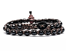 Carica l&#39;immagine nel visualizzatore di Gallery, Bracciale Tibet Tamashii in Onice nero MainApps - Ilgrandebazar