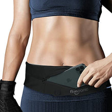 Carica l'immagine nel visualizzatore di Gallery, Flintronic Marsupio Sportivo, Marsupio Running Doppia Tasca per iPhone -Cintura Palestra e Porta Cellulare da Corsa con Gancio Portachiavi