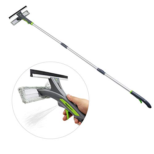 AmazonBasics - Tergivetro estensibile per finestre, con spruzzino - Ilgrandebazar