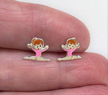 Carica l'immagine nel visualizzatore di Gallery, Katy Craig - Coppia di orecchini piccoli a bottone in argento Sterling a... - Ilgrandebazar