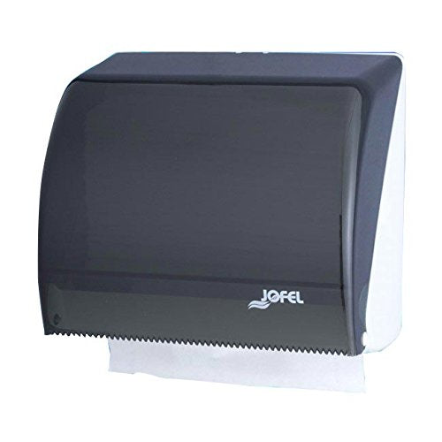 Jofel AH46000 Azur Dispenser/asciugamani, Zig-Zag o carta continua, Fumé - Ilgrandebazar
