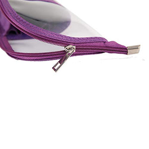 Organizzatore per pennelli trucco, astuccio penne da ufficio, Viola