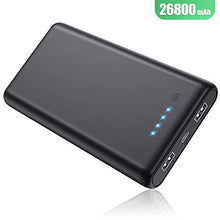 Carica l&#39;immagine nel visualizzatore di Gallery, Ekrist Powerbank 26800mAh【Alta capacità &amp; Ricarica Rapida】 Caricatore Nero - Ilgrandebazar