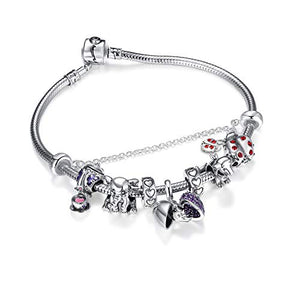 Charms Cane Bead Da Donna Argento Sterling 925 Con Cristallo Swarovski... - Ilgrandebazar