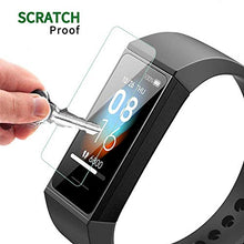 Carica l'immagine nel visualizzatore di Gallery, Aerku Pellicola Vetro Temperato per Xiaomi Mi Band 4C [4 Pezzi], 2.5D Ultra...