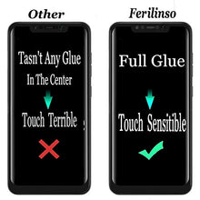 Carica l&#39;immagine nel visualizzatore di Gallery, Ferilinso Vetro Temperato per Xiaomi Pocophone F1,[3pack] Nero-3 pcs