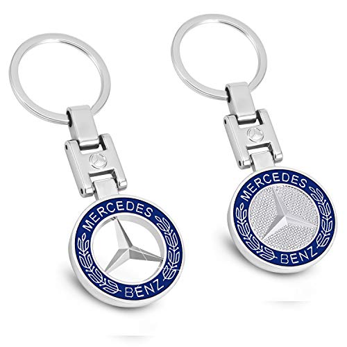 MIKAFEN Portachiavi tridimensionale in metallo dotato di ciondolo For Benz