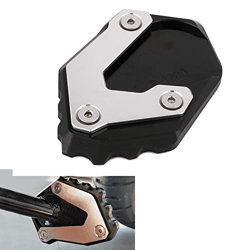 Piedino di estensione per cavalletto motocicletta, CNC, placchetta Nero