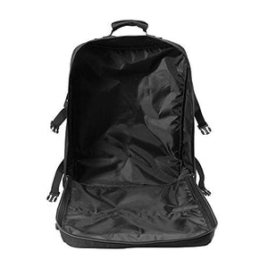 Cabin Max Metz, Zaino da Viaggio Bagaglio a 44L (55x40x20 cm), Nero/Nero