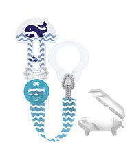 Carica l'immagine nel visualizzatore di Gallery, MAM 67273611, portaciuccio Clip it! &amp; Cover, bambini blau