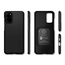 Carica l'immagine nel visualizzatore di Gallery, Spigen Cover Samsung Galaxy S20 Plus Thin Fit Compatibile con Samsung S20 Plus Cover Custodia - Nero