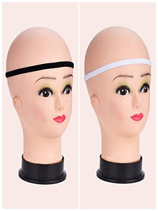 Sumind 4 Pezzi Spessa Non-Scivolo Elastici Sport Fasce di Calcio Capelli...