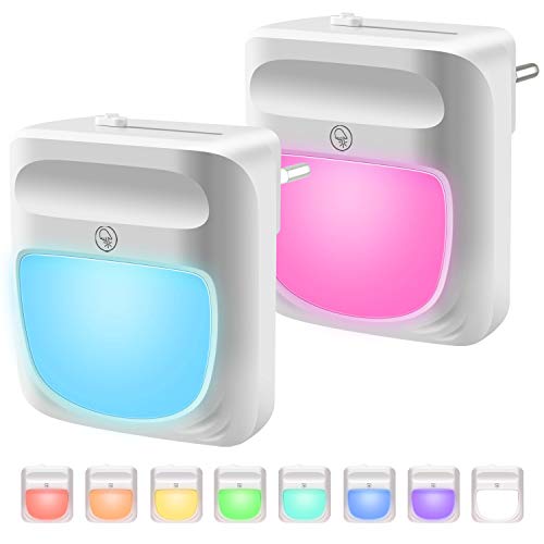 Luce Notturna LED Bambini,Luci da Presa con Sensore 2 Pezzi - Ilgrandebazar