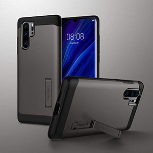Spigen Slim Armor, Cover Huawei P30 Pro, Design Meccanica Durevole Gunmetal - Ilgrandebazar