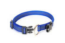 Carica l'immagine nel visualizzatore di Gallery, Collare K9 serie Color &amp; Gray, 25 mm x 39-65 cm, blu-grigio - Ilgrandebazar