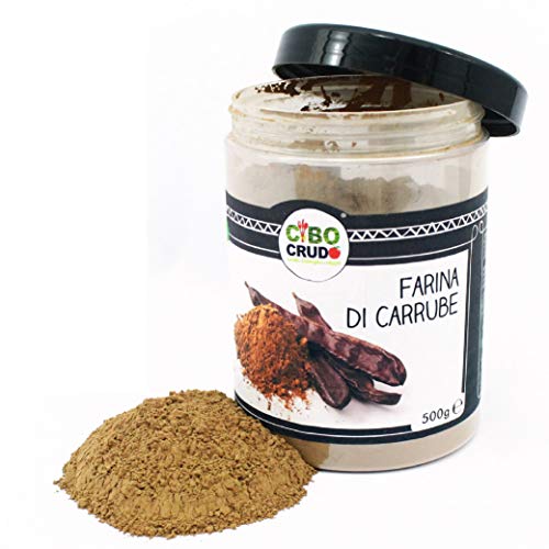 CiboCrudo Farina di Carrube Bio Cruda, Raw Organic - 500gr - 500 g