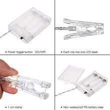 Carica l&#39;immagine nel visualizzatore di Gallery, Tomshine Foto Clip Stringa di Luce 40 LED Alimentato a Batteria 5m/16.4 ft... - Ilgrandebazar