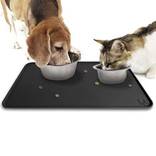 Carica l'immagine nel visualizzatore di Gallery, igadgitz Home Tappetino Sottociotola per Animali Domestici 47x30cm Nero - Ilgrandebazar