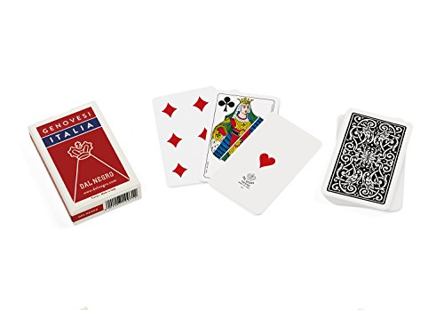 Dal Negro 10074-Genovesi Italia Carte da Gioco Regionali, Astuccio Rosso,...