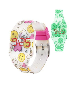 Orologio digitale a LED KIDDUS per bambini, ragazze, adulti. 01 Unicorno - Ilgrandebazar