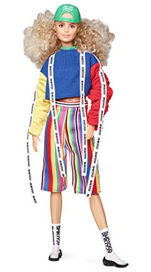 Barbie BMR1959 Bambola Snodata con Capelli Biondi Voluminosi e Look... - Ilgrandebazar