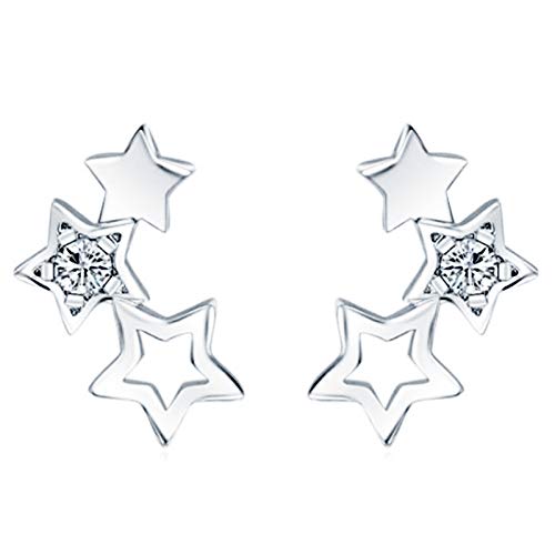Iyé Biyé Jewels - Orecchini a forma di stella, da donna, ragazza, con... - Ilgrandebazar