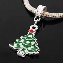Carica l'immagine nel visualizzatore di Gallery, Andante-Stones 925 Argento Perlina Charm pendenti "Albero di Natale"... - Ilgrandebazar