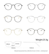 Carica l'immagine nel visualizzatore di Gallery, DAUCO Unisex Ovale Montatura Occhiali da Vista Occhio Frame Struttura Type3