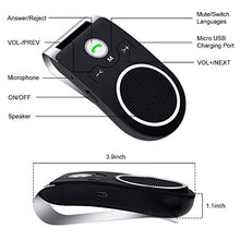 Carica l&#39;immagine nel visualizzatore di Gallery, Aigoss Vivavoce Bluetooth Car Kit per Chiamate Viva Voce GPS e Musica...