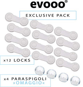 Blocca Cassetti Per Bambini - 15 Pezzi Trasparenti, Sicurezza Domestica, Adesivo 3M Senza Foratura - Foto 3