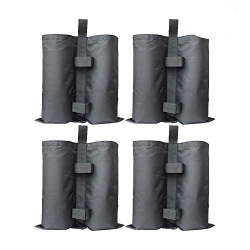 RIOGOO 4 Pezzi Sacchi di Sabbia Peso Industriale Resistente a Black-001