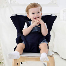 Carica l'immagine nel visualizzatore di Gallery, Vine Bambino seggiolone portatile coprisedile viaggio sicurezza Dark Blue
