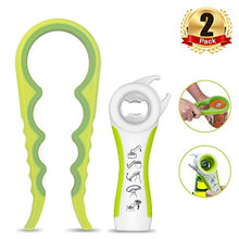 Carica l&#39;immagine nel visualizzatore di Gallery, Apribarattoli, Apriscatole professionale 2 Pezzi, Verde