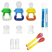 Carica l'immagine nel visualizzatore di Gallery, Ciuccio per Frutta,Alimentatore di Frutta, Clip, Cucchiai multicolore