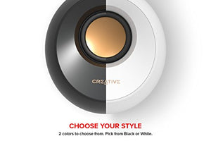 Sistema di altoparlanti desktop moderno Creative Pebble con Nero