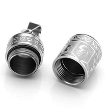 Carica l&#39;immagine nel visualizzatore di Gallery, Zysta Collana Unisex Donna Uomo in Acciaio Inossidabile con Pendente Argento